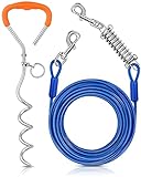 Petbobi 30 Feet Tie Out Cable Chew- Proof for Dog...
