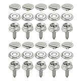 YCFBH 30pcs Snap Fastener Stainless Canvas Screw...