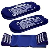 Medvice 2 Reusable Hot and Cold Ice Packs for...
