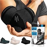 POWERLIX Elbow Brace Compression Support (Pair) -...