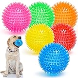 VITEVER 3.5” Squeaky Dog Toy Balls (6 Colors)...