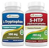 Best Naturals L-Tryptophan 500 mg & 5-HTP 200 mg