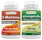 Best Naturals D-Mannose 1500 mg & Ashwagandha...