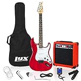 LyxPro 39 inch Electric Guitar Kit Bundle with 20w...