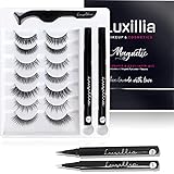 Luxillia (Clear + Black) Magnetic Eyeliner with...