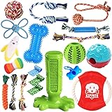 KIPRITII Dog Chew Toys for Puppy - 20 Pack Puppies...