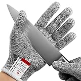 NoCry Premium Cut Resistant Gloves — 100% Food...