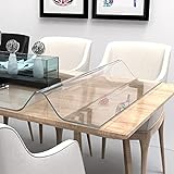 ETECHMART 36 x 60 Inch Clear Table Cover...