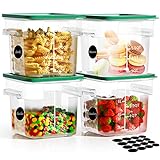 WantJoin 8Qt NSF Square Food Storage Containers...
