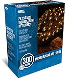 Joiedomi 2 Packs of 150 Warm White Incandescent...