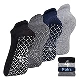 unenow Unisex Non Slip Grip Socks with Cushion for...