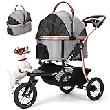 SKISOPGO Pet Strollers for Small Medium Dogs/Cats,...