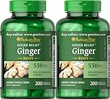 Puritan's Pride Ginger Root 550 mg-200 Capsules (2...