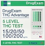 5 Pack - DrugExam THC Advantage Made in USA Multi...