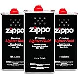 Zippo Premium Lighter Fluid, 12-Ounces, 3-Pack