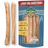 Pawstruck Beef Collagen Sticks for Dogs, Long...