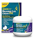 MagniLife Relaxing Leg Cream PM, Deep Penetrating...