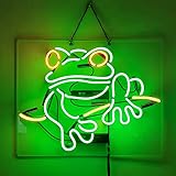 Frog Neon Sign Funny Frog Bedroom Door Decor Beer...