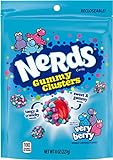Nerds Gummy Clusters Candy, Very Berry, Resealable...