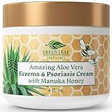 Manuka Honey Eczema Cream (4oz) Moisturizing...
