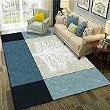 Washable Rugs Play Rugs for Easy to Clean Blue...