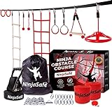 Ninja Obstacle Course for Kids Backyard - 10...
