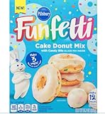 Funfetti Cake Donut Mix with Candy Bits Glaze Mix...
