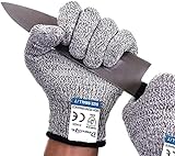 Dowellife Cut Resistant Gloves Food Grade Level 5...