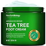 New York Biology Tea Tree Oil Foot Cream for Dry...