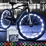 Bike Lights for Night Riding (2 Tires) White -...