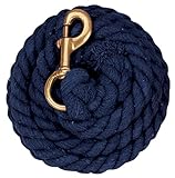 Weaver Leather Cotton Lead Rope, Navy, 10feet
