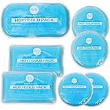 Reusable Hot and Cold Gel Ice Packs for Injuries |...
