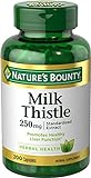 Nature's Bounty Milk Thistle Capsules, Herbal...