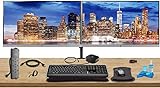 HP Home Office Bundle with 2 x E273 27' Monitors...