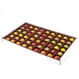 Bergen Marzipan 54 Piece Assorted Fruit Box Tray...