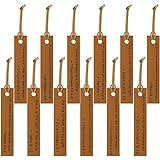 12 Pcs Christian Gifts Leather Bookmark Bible...