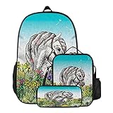 FADTER Spring Primary Student Backpack BookBag Bag...