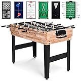 Best Choice Products 2x4ft 10-in-1 Combo Game...