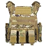 GLORYFIRE Tactical Vest Quick Release Airsoft Vest...