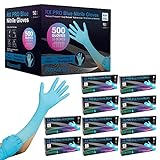 Gloves Disposable Latex Free | 8.5 Mil Heavy Duty...