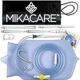 Mikacare Enema Bag Kit Clear Non-Toxic Silicone....