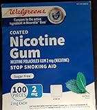 Walgreen Nicotine Polacrilex Gum, 2MG Ice Mint,...