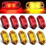 10 Pieces 2.5 Inch 2 Diode Trailer Marker Lights...
