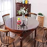 Round Clear Plastic Dining Table Protector...