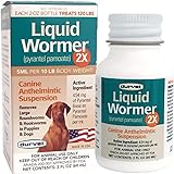 Durvet 2x LIquid Wormer, 2 oz, For Puppies and...