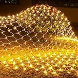 FUNPENY Christmas Net Lights, 9.8ft x 6.6ft 200...