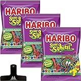 Haribo Gummi Candy - Sour Spaghetti - 3 Pack - 5...