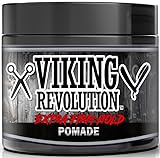 Viking Revolution Extreme Hold Pomade for Men –...