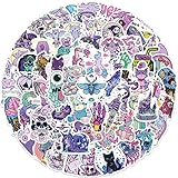 65 PCS Gothic Style Stickers,Cute Cartoon Gothic...
